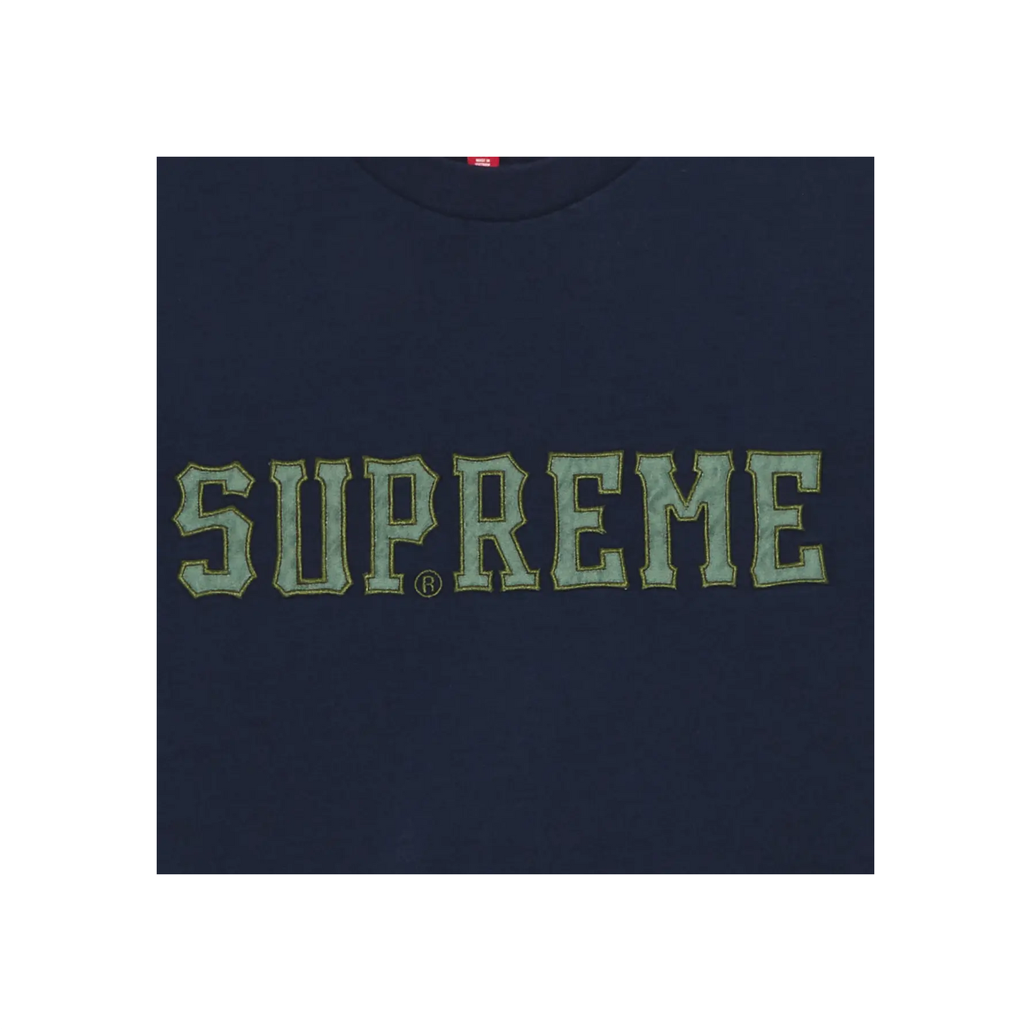 Supreme Twill Applique S/S Top Navy