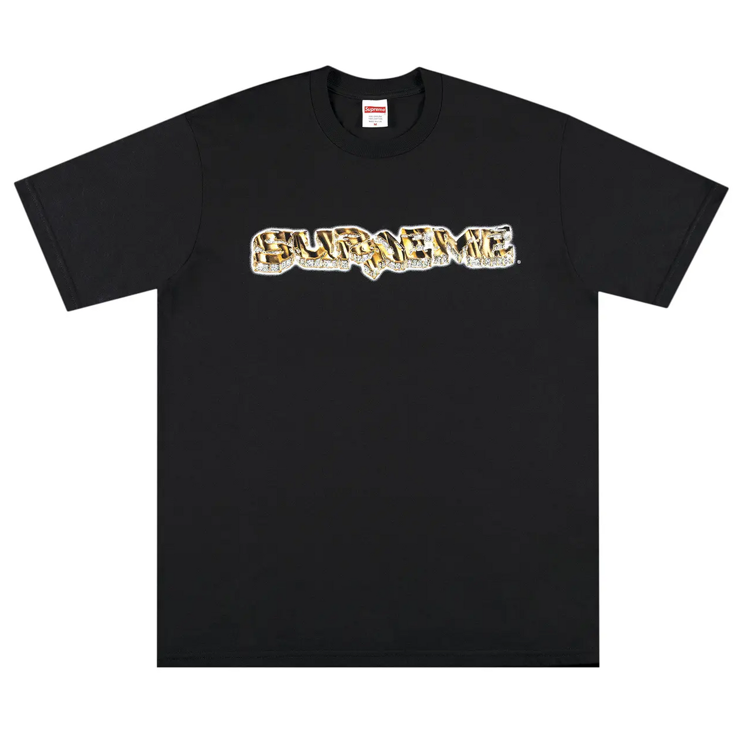 Supreme Diamond Tee Black [USED] - L (Used)