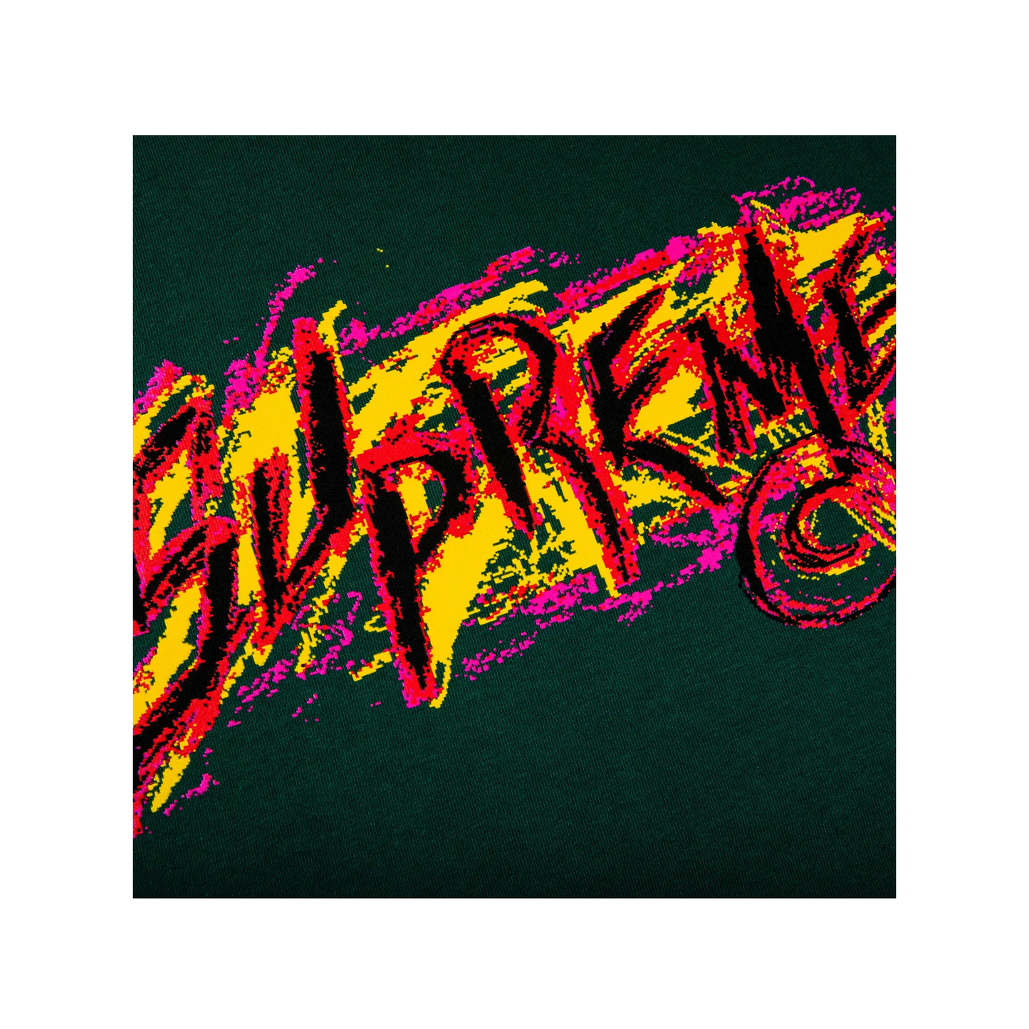 Supreme Scratch Tee Dark Green [USED] - L (Used)