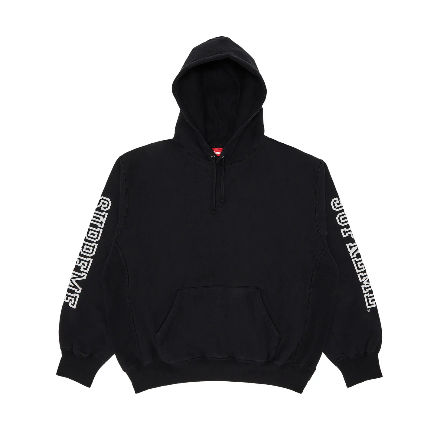 Supreme Collegiate Sleeve Hooded Sweatshirt Black [USED] - M (Used)