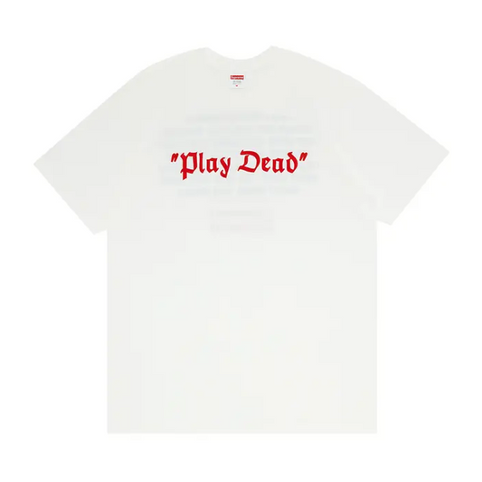 Supreme “Play Dead” Tee White