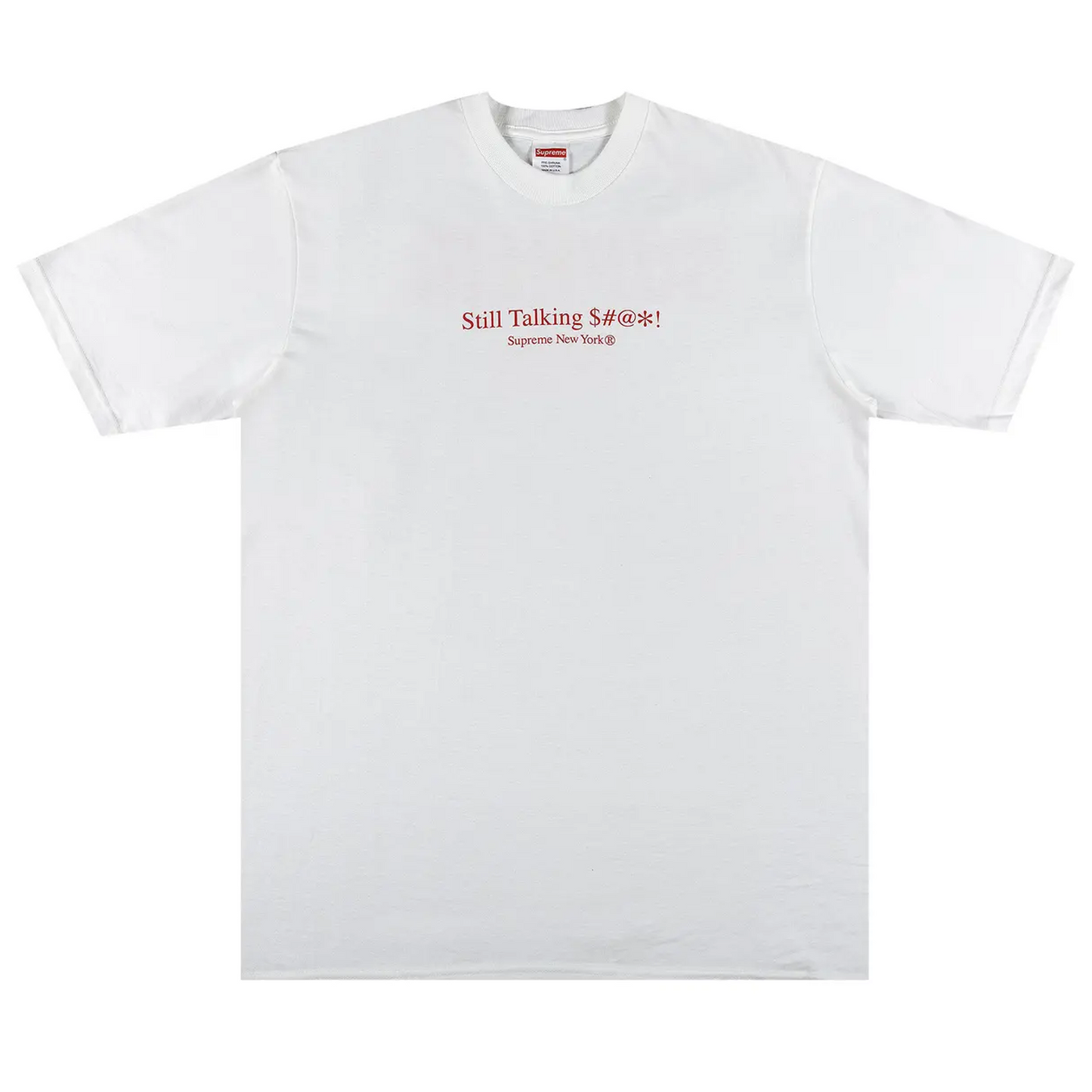 Supreme Still Talking Tee White [USED] - L (Used)