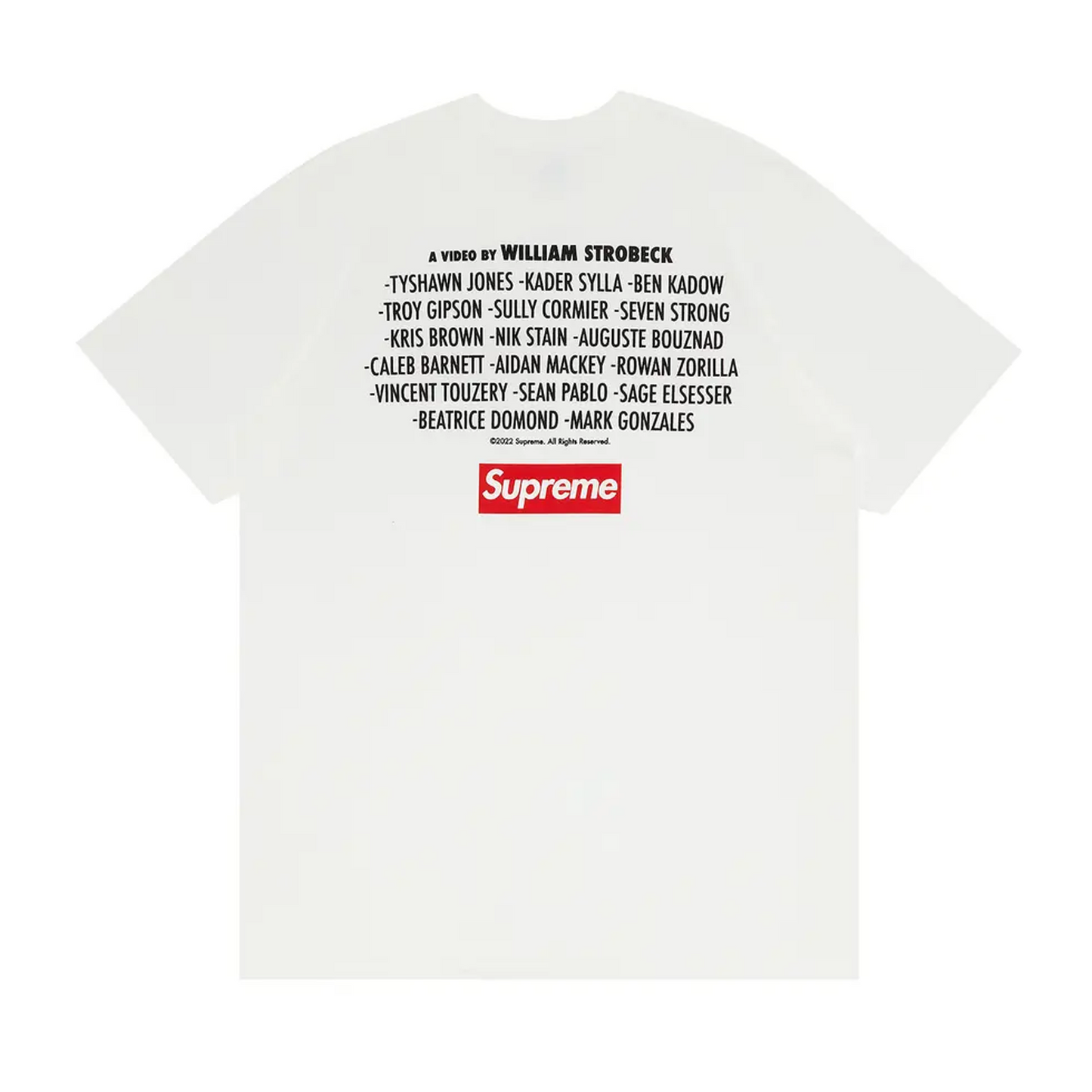 Supreme “Play Dead” Tee White [USED] - M (Used)