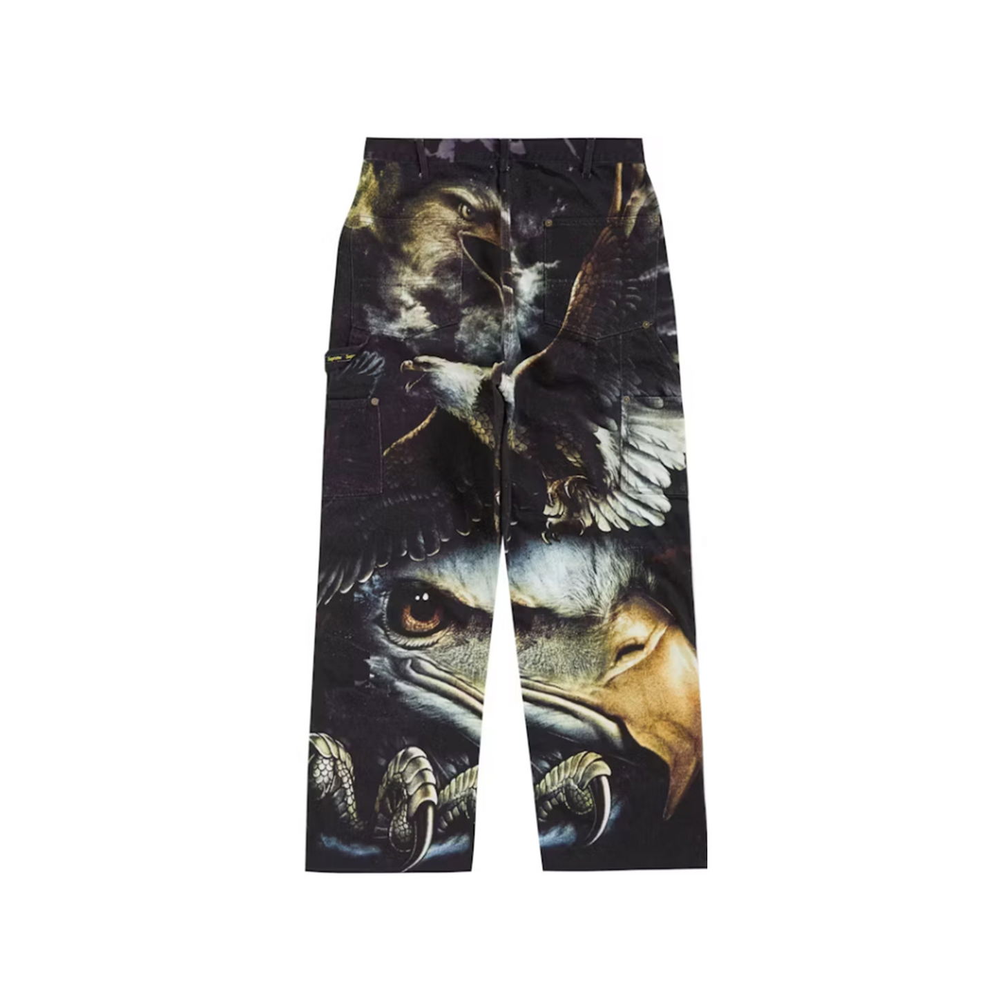 Supreme Eagle Double Knee Denim Painter Pant Black [USED] - 34 (Used)