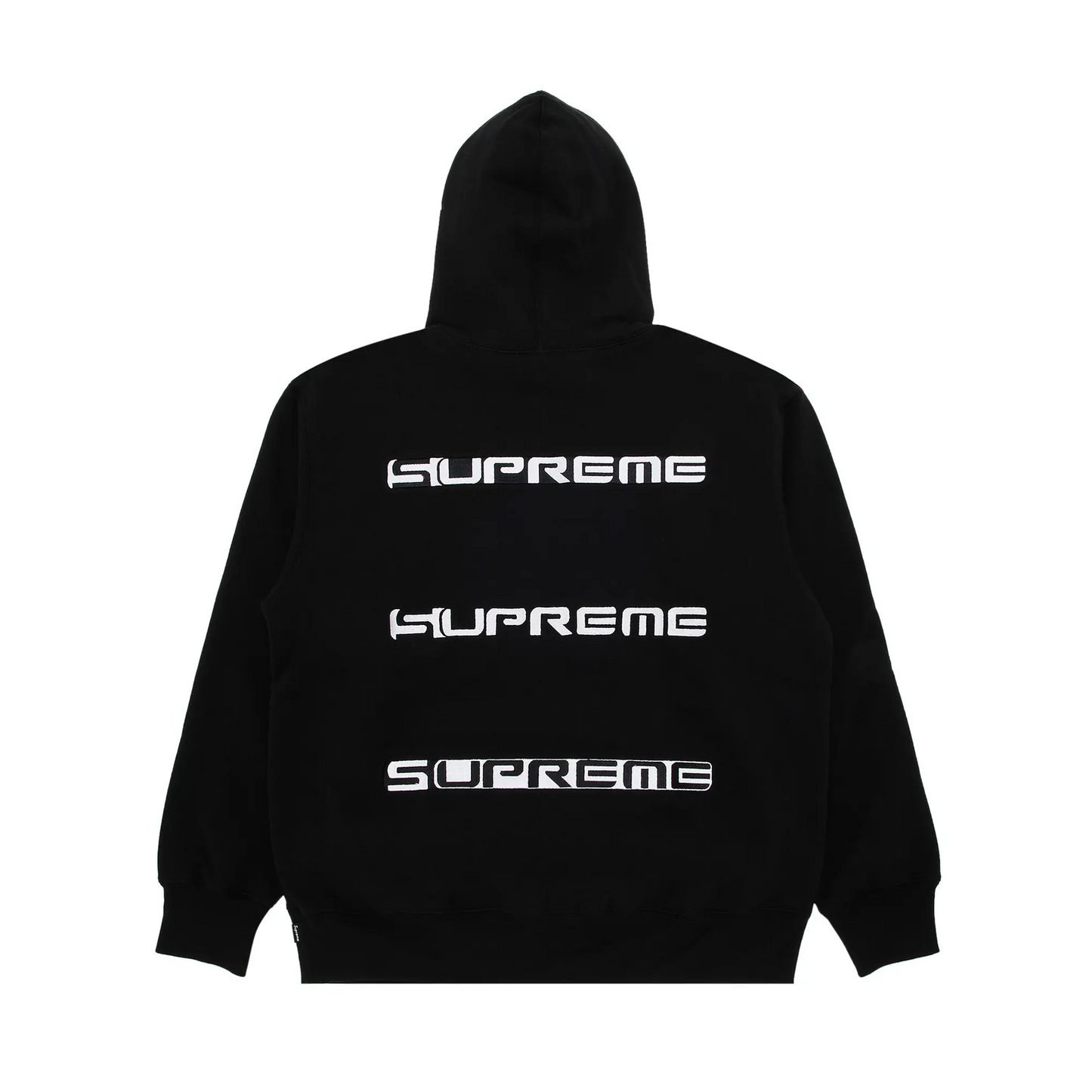 Supreme AOI Stacked Hooded Sweatshirt Black