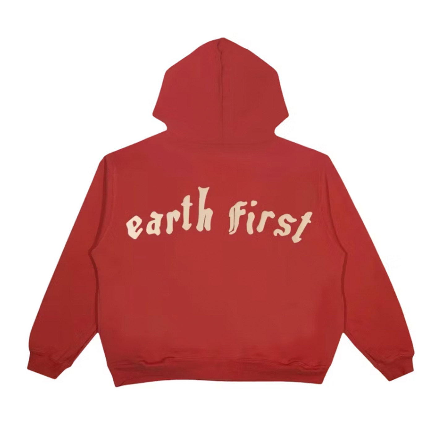 Cactus Plant Flea Market Earth First Zip Hoodie Red [USED] - L (Used)