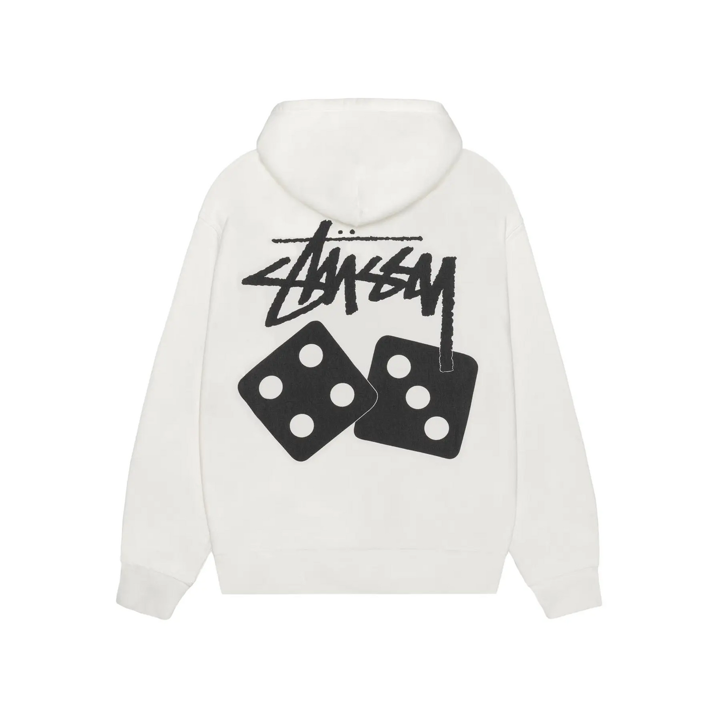 Stussy Dice Zip Hoodie Pigment Dyed Natural