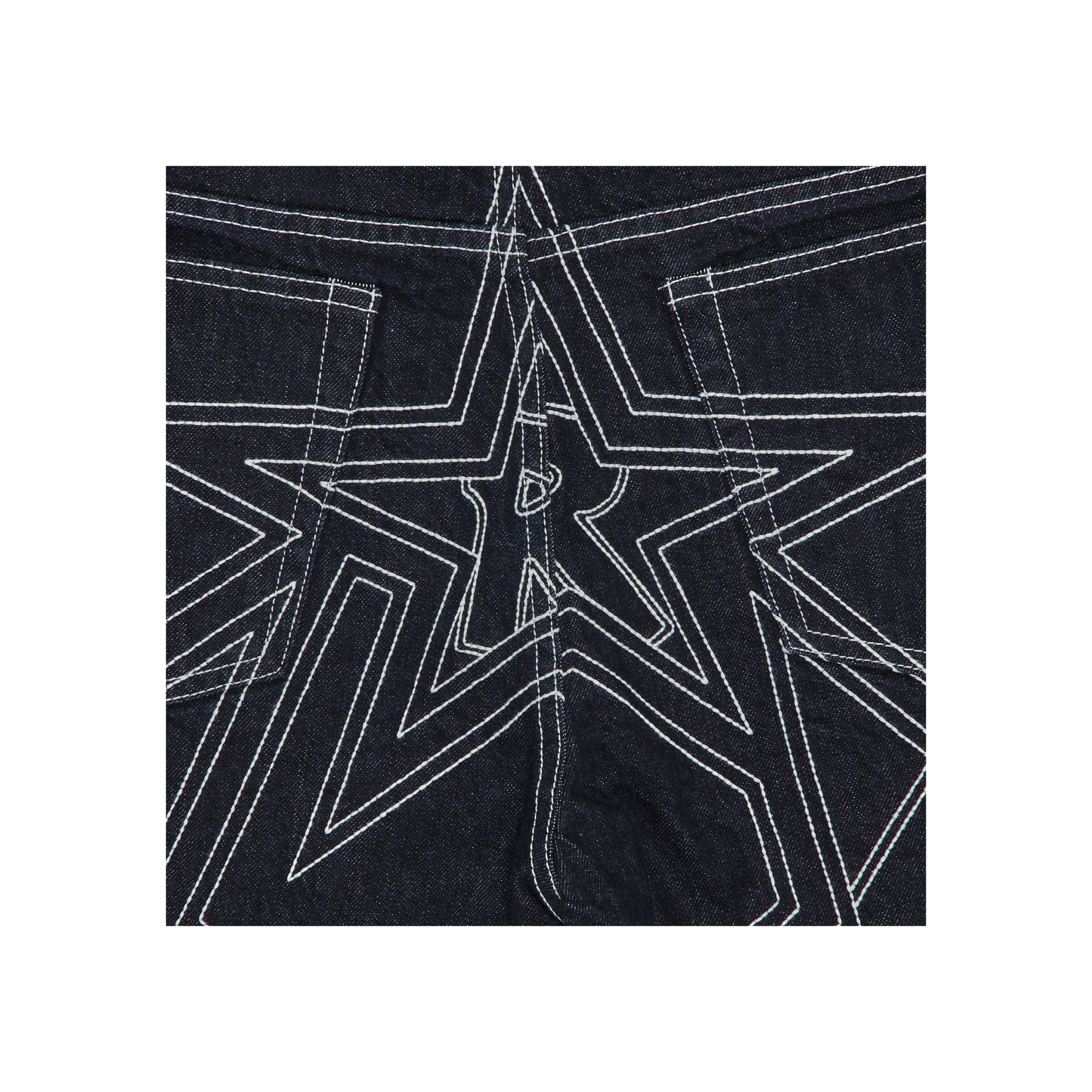 Supreme Stars Topstitch Baggy Jean Indigo
