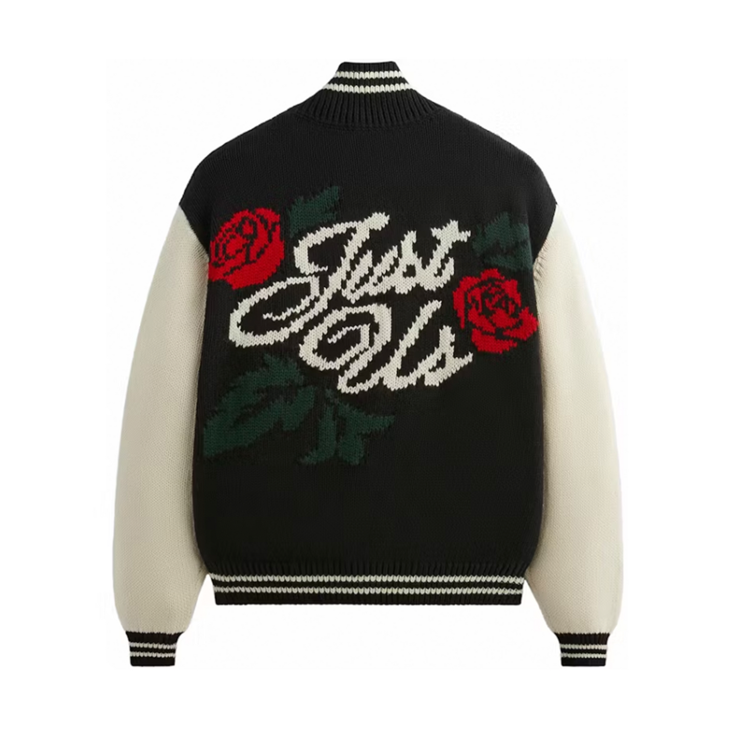 Kith Wyona Full Zip Varsity Sweater Black [USED] - M (Used)