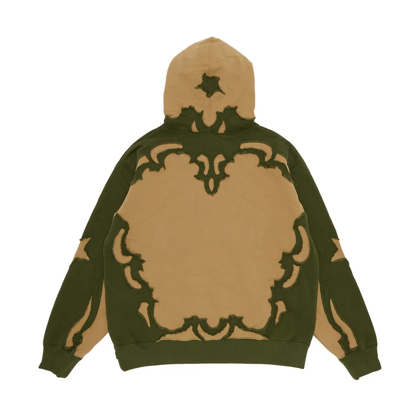 Supreme Western Cut Out Hooded Sweatshirt Dark Tan [USED] - L (Used)