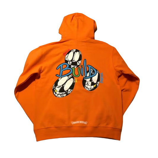 Chrome Hearts Matty Boy Link & Build Hoodie Orange [USED] - M (Used)
