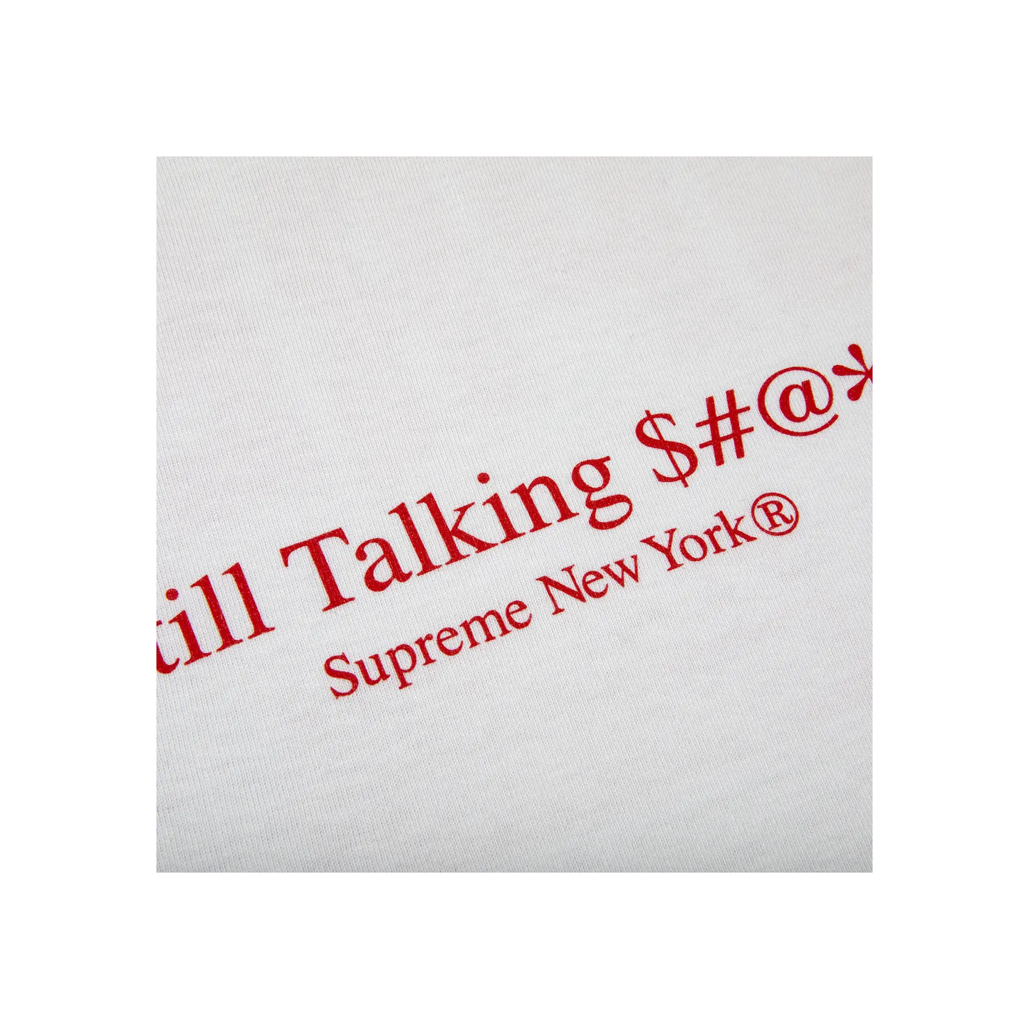 Supreme Still Talking Tee White [USED] - L (Used)