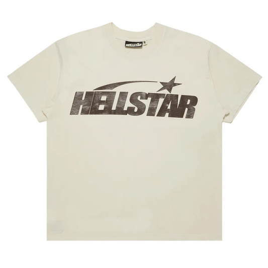 Hellstar Classic T-shirt (Regular Print) White/Brown
