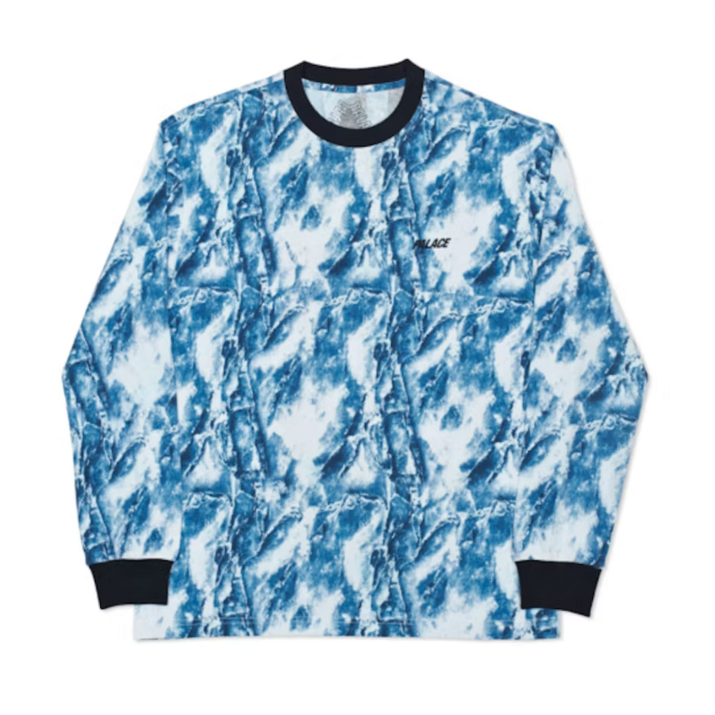 Palace Madara Longsleeve Blue/White [USED] - XL (Used)