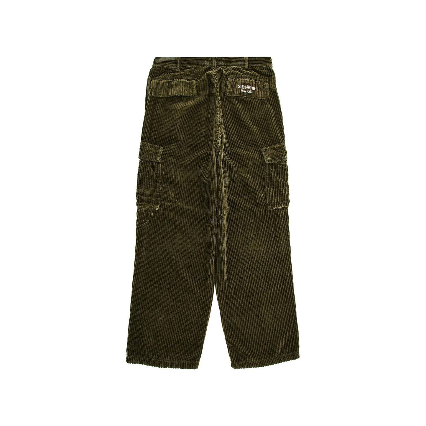 Supreme Wide Wale Corduroy Cargo Pant (FW24) Olive [USED] - 34 (Used)
