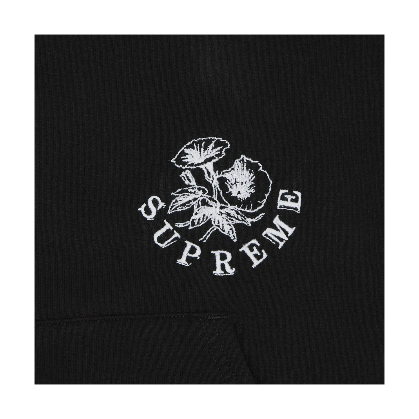 Supreme Wild Embroidered Hooded Sweatshirt Black [USED] - M (Used)