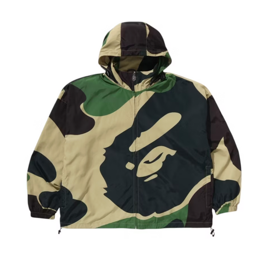 BAPE ABC Camo Hooded Jacket Green