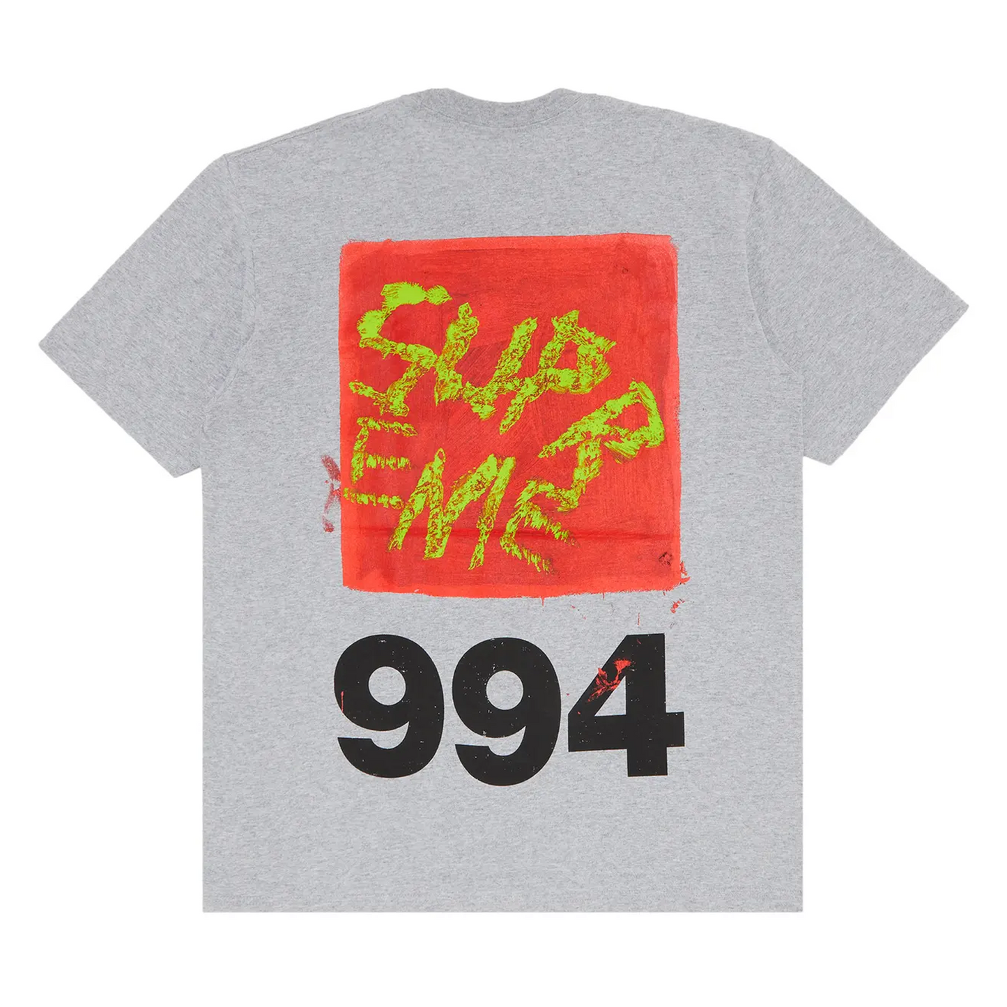 Supreme Paint Tee Heather Grey [USED] - L (Used)