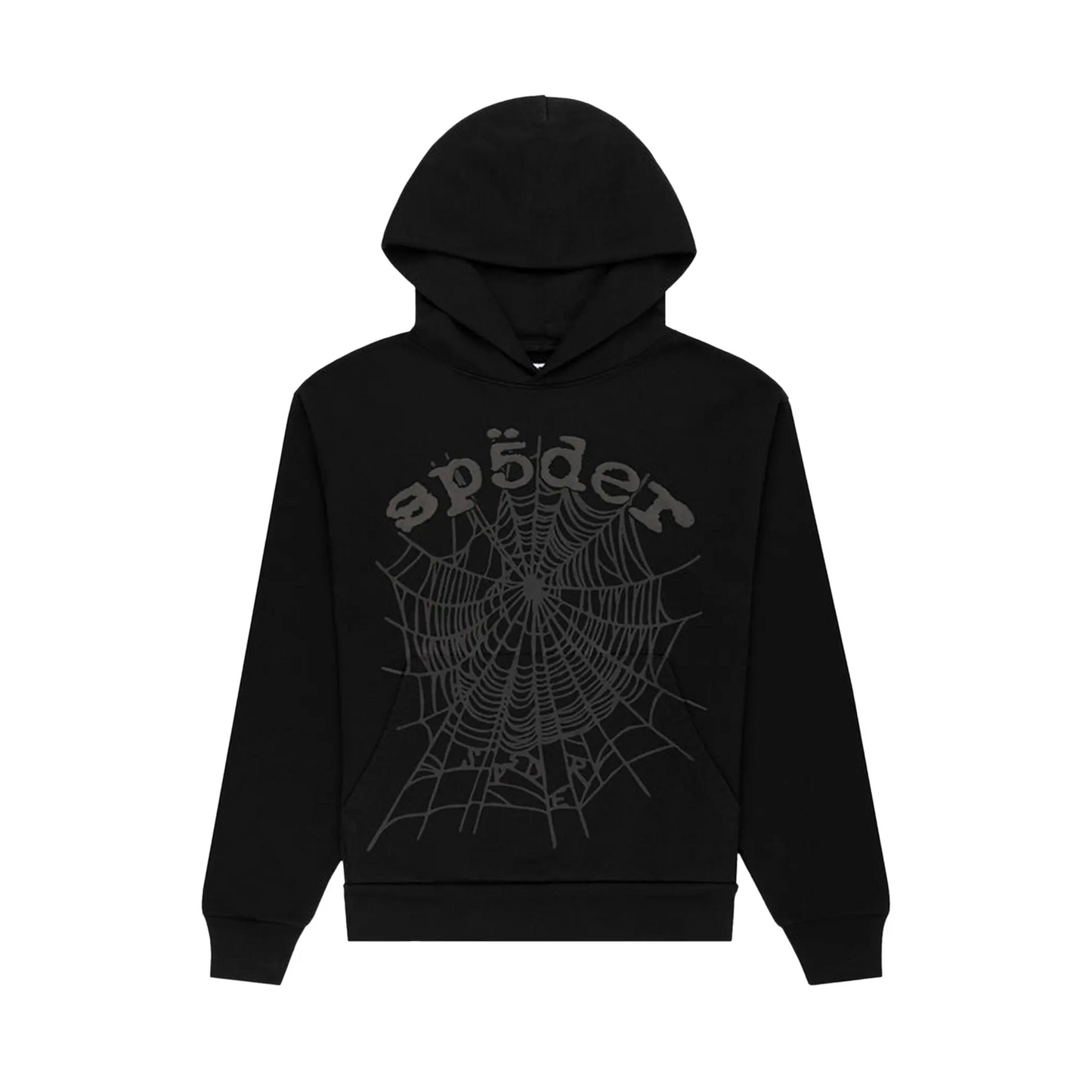Sp5der Phantom Web Hoodie Black [USED] - S (Used)