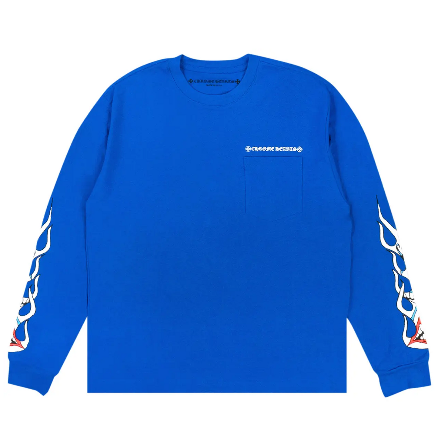 Chrome Hearts Matty Boy Space L/S T-shirt Blue [USED] - M (Used)