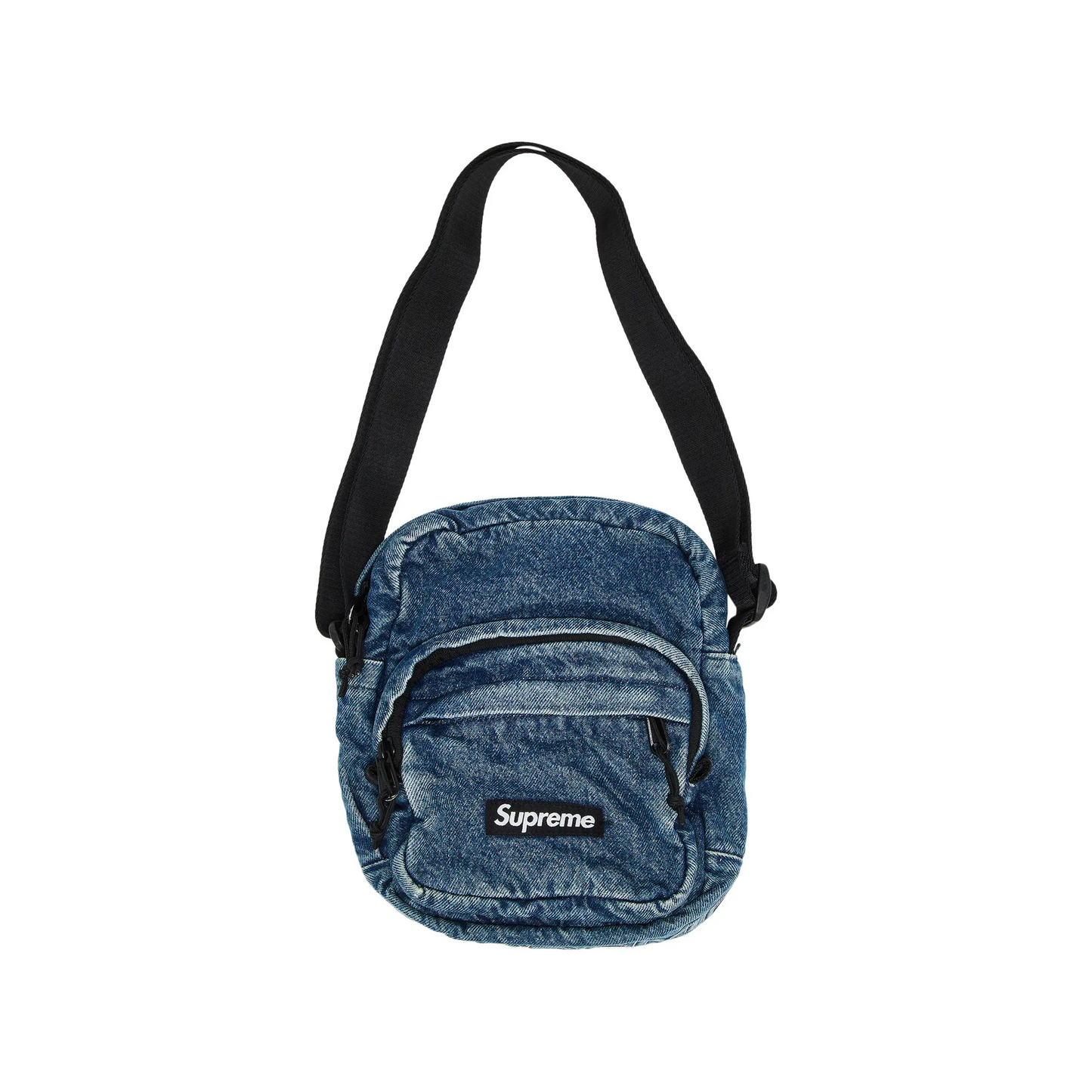 Supreme Denim Shoulder Bag Washed Indigo