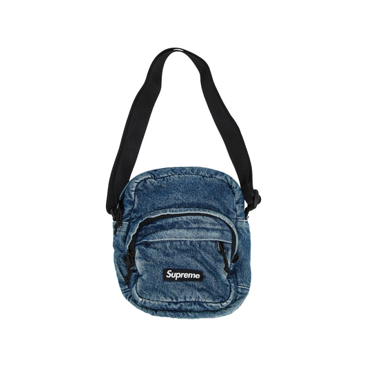Supreme Denim Shoulder Bag Washed Indigo