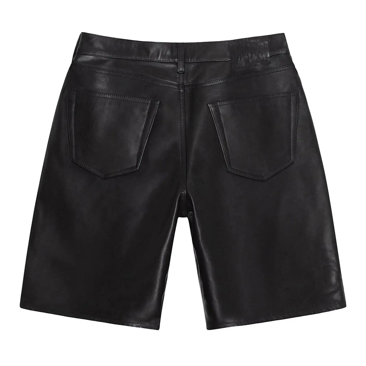Stussy Big Ol' Leather Short Black [USED] - 30 (Used)