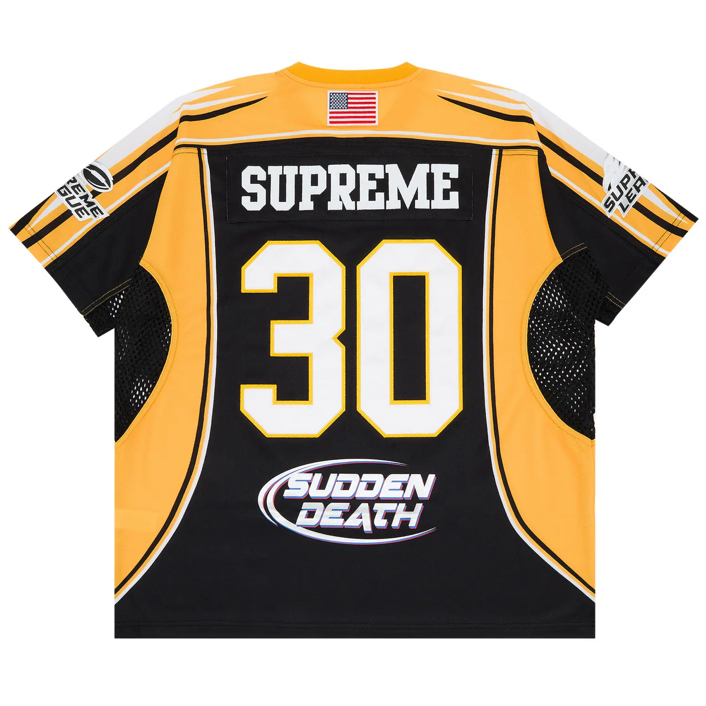 Supreme Sudden Death Football Jersey Black [USED] - XL (Used)