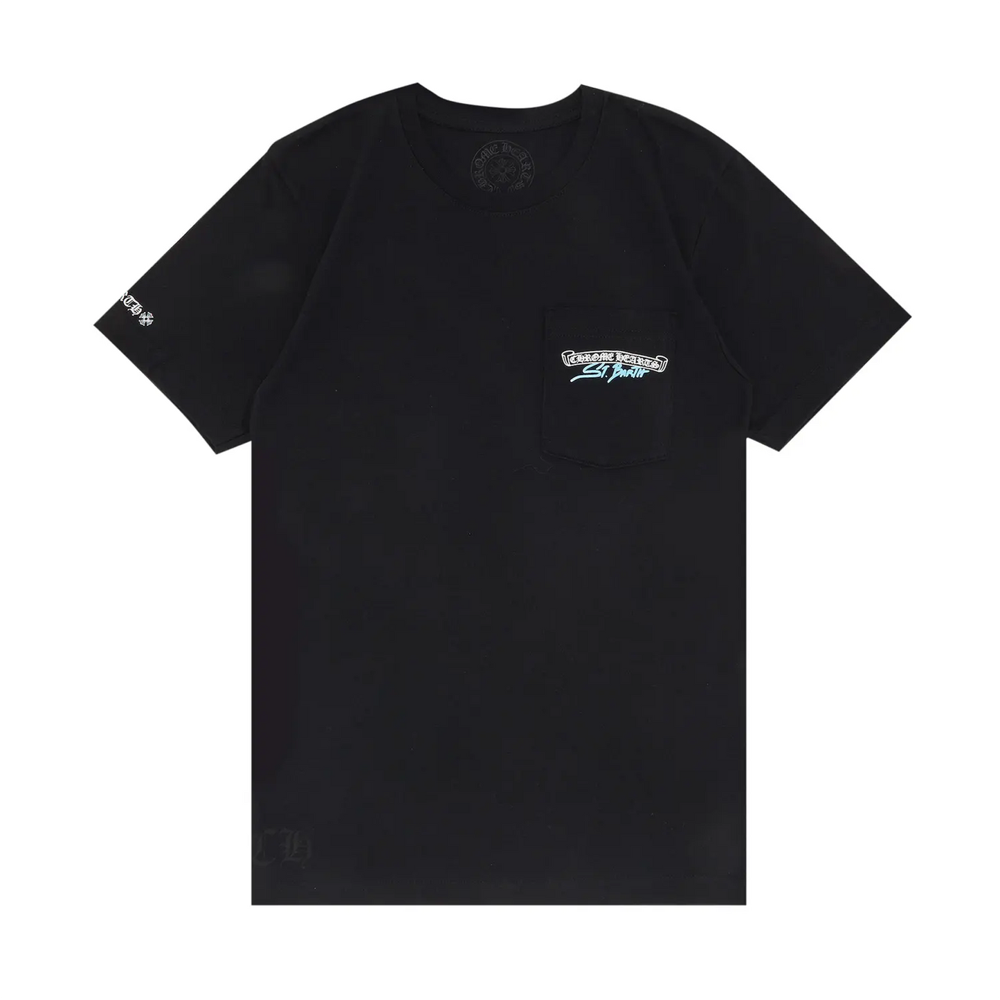 Chrome Hearts St. Barth's Exclusive T-shirt Black/Blue [USED] - M (Used)
