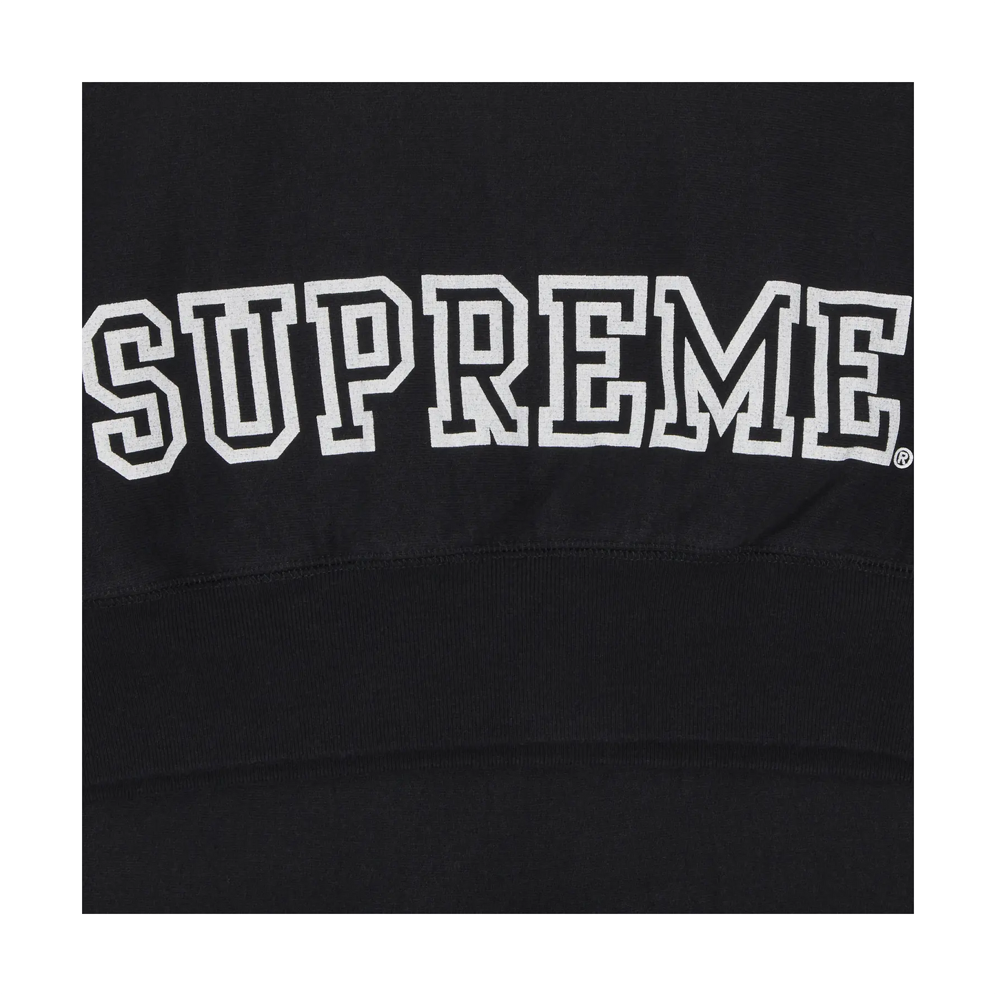 Supreme Collegiate Sleeve Hooded Sweatshirt Black [USED] - M (Used)