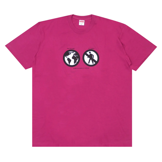 Supreme Save The Planet Tee Magenta