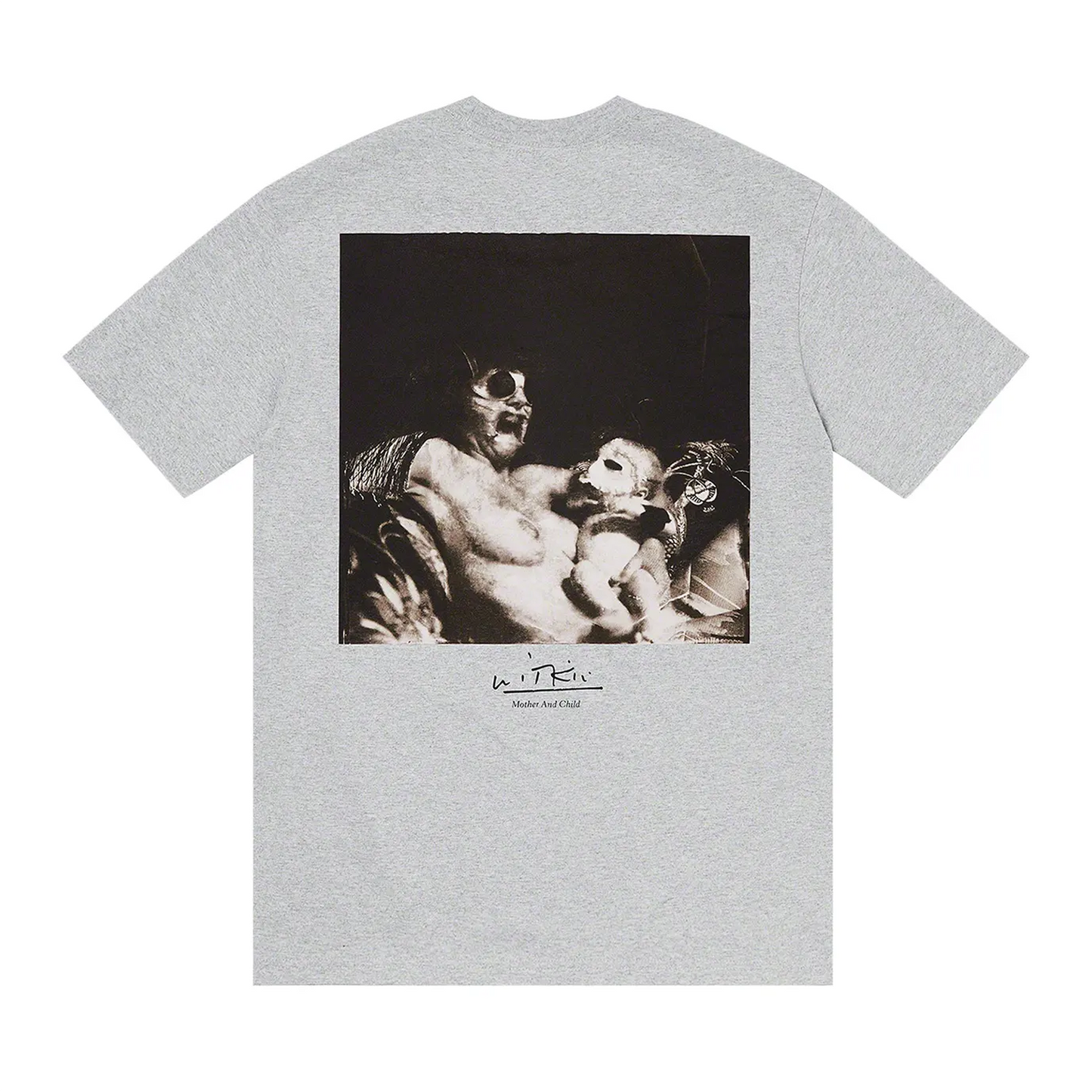 Supreme Joel-Peter Witkin Mother and Child Tee Heather Grey [USED] - M (Used)