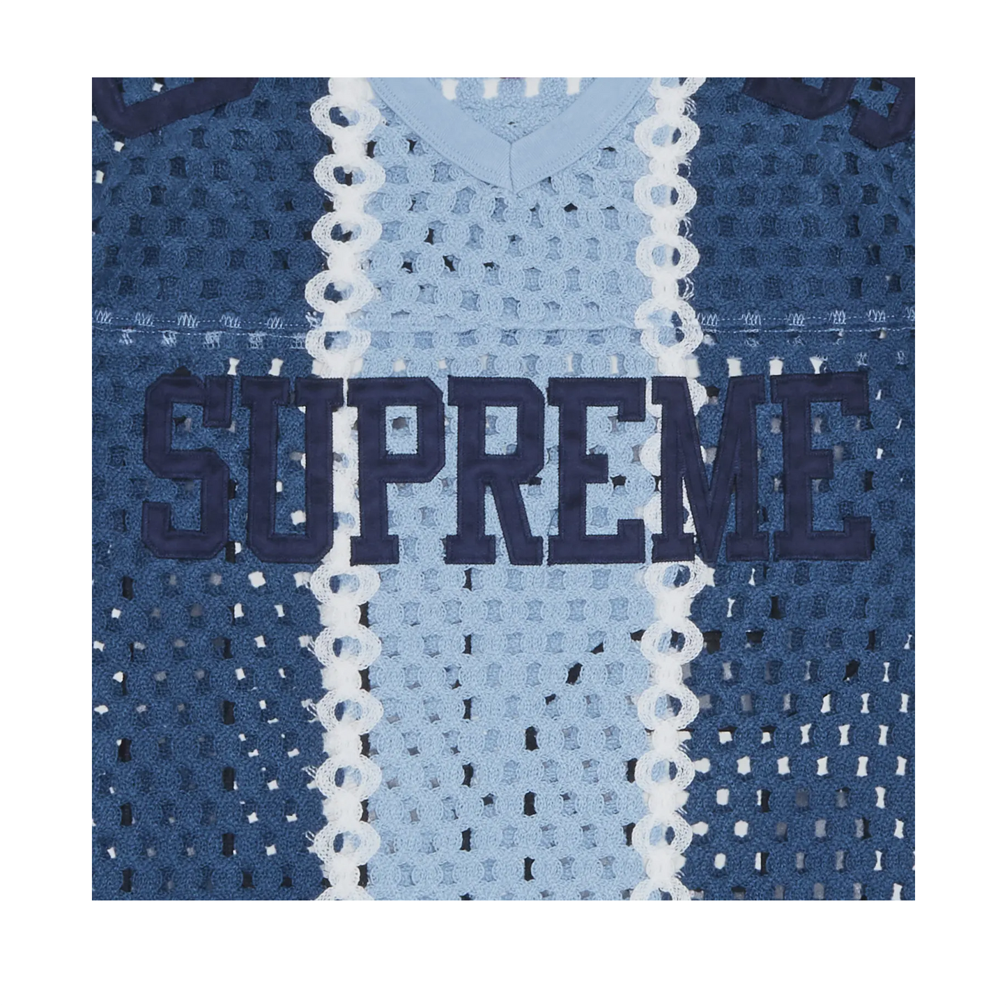 Supreme Crochet Football Jersey Slate [USED] - S (Used)