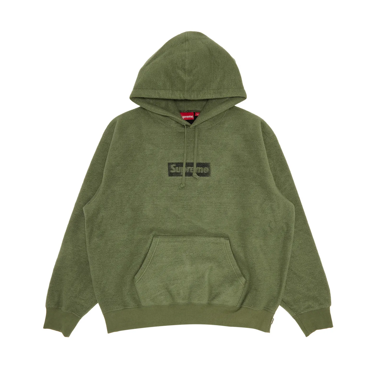 Supreme Inside Out Box Logo Hooded Sweatshirt Light Olive [USED] - M (Used)
