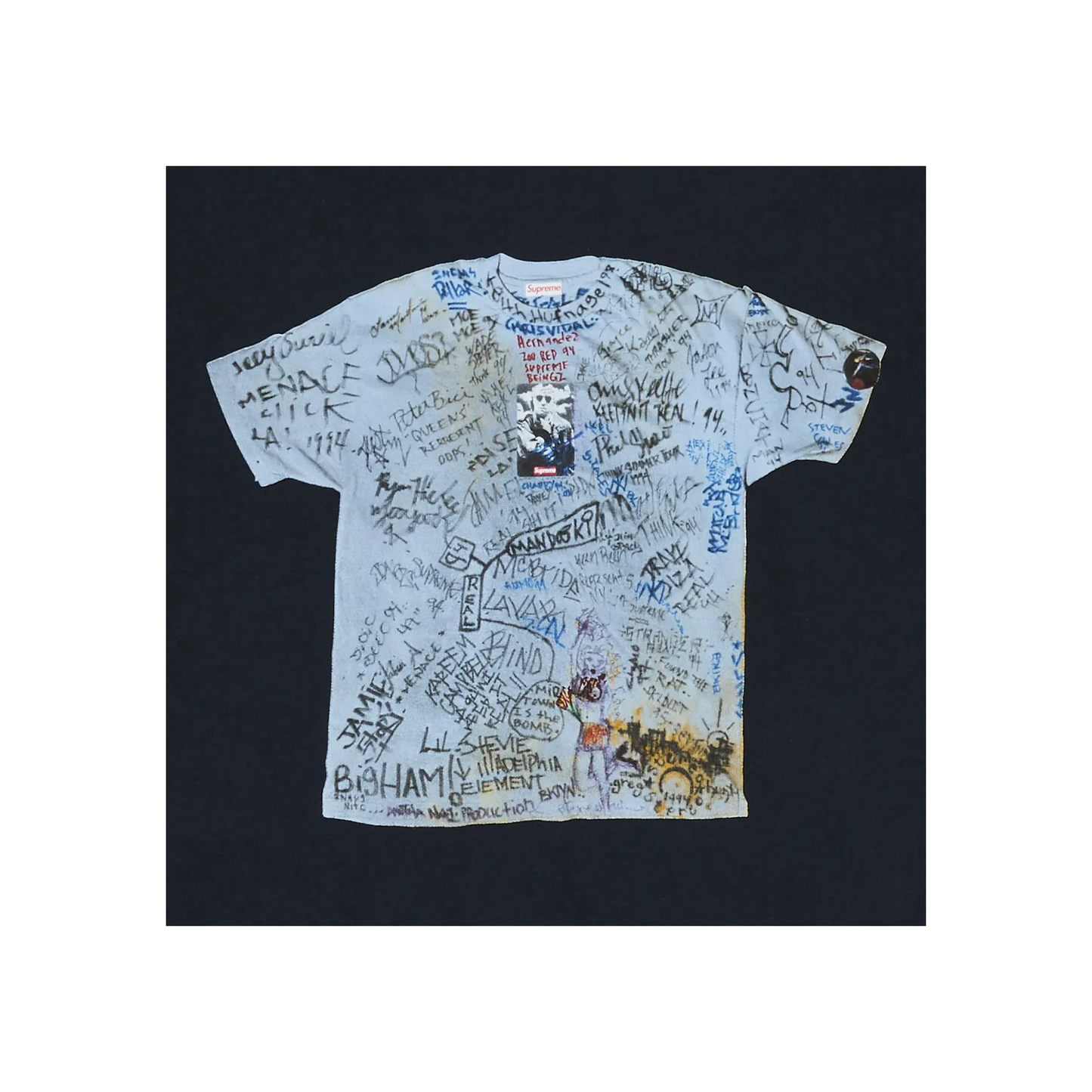Supreme 30th Anniversary First Tee Navy