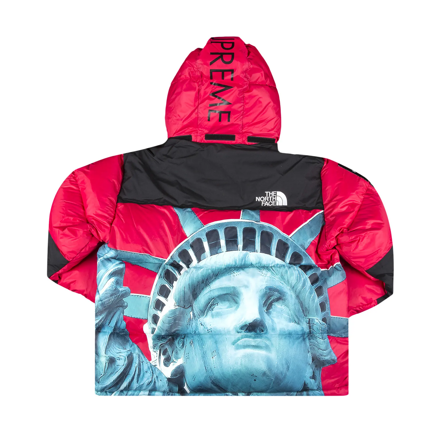 Supreme The North Face Statue of Liberty Baltoro Jacket Red