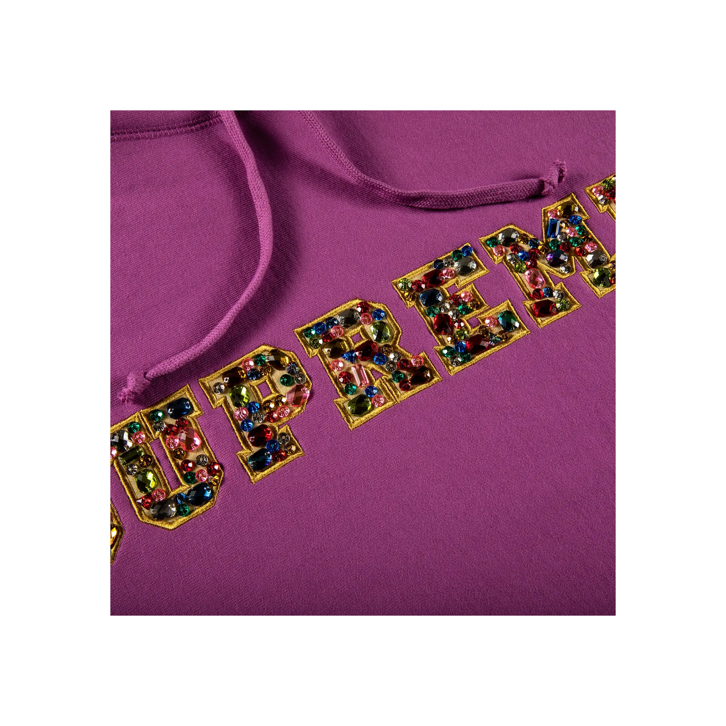 Supreme Jewels Hooded Sweatshirt (FW20) Bright Purple [USED] - L (Used)