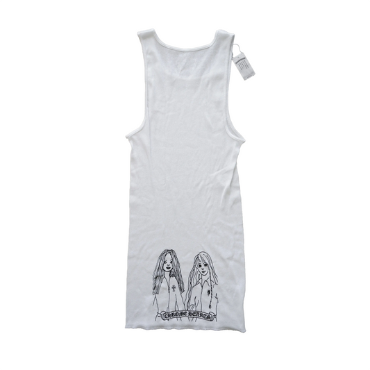 Chrome Hearts Tank Top Mayumi White