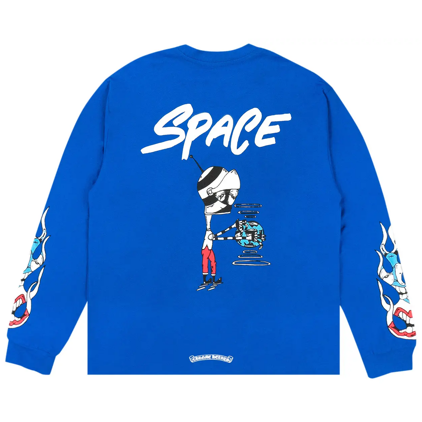 Chrome Hearts Matty Boy Space L/S T-shirt Blue [USED] - M (Used)