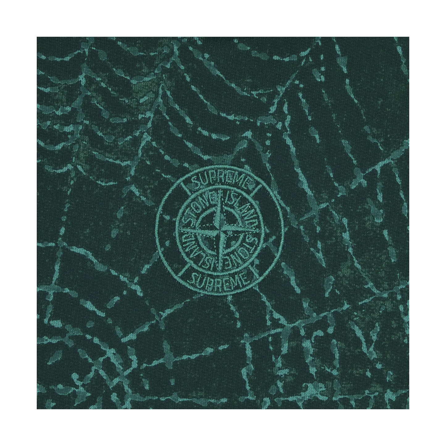 Supreme Stone Island Hooded Sweatshirt (FW23) Dark Green [USED] - M (Used)