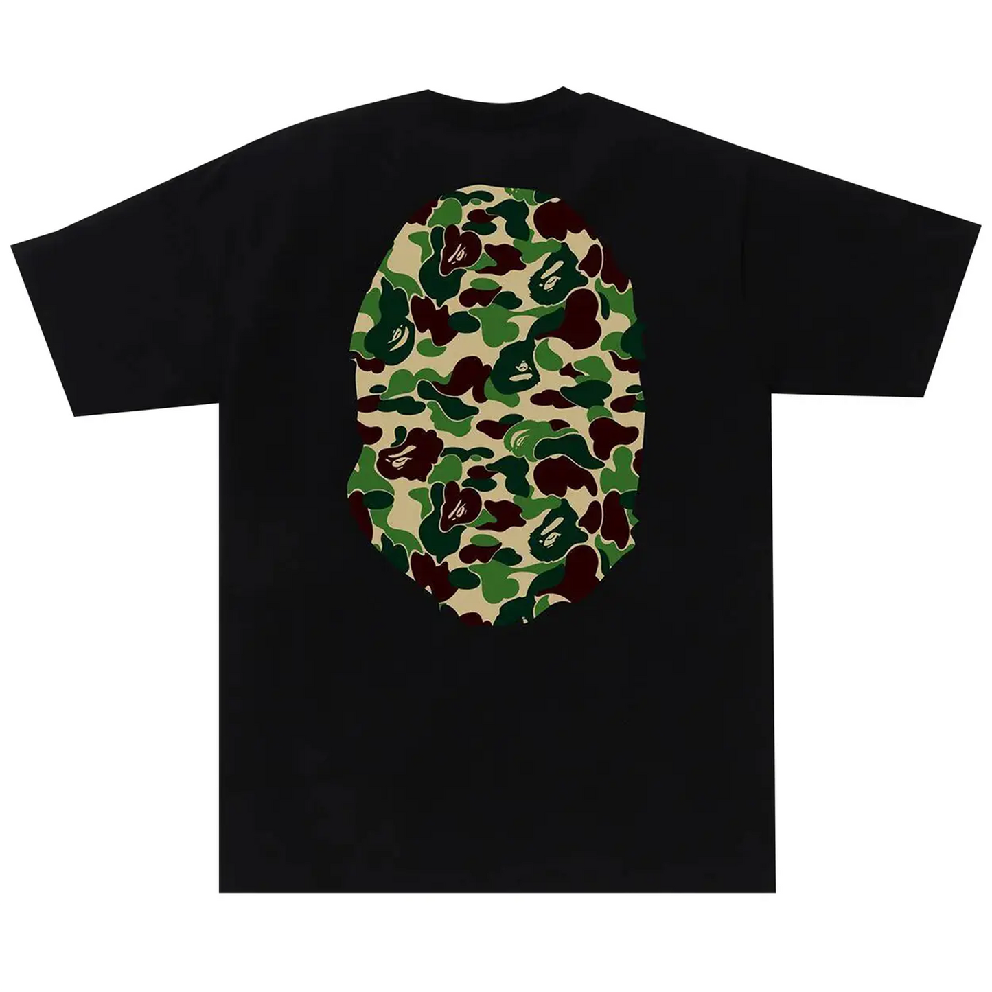 BAPE ABC Camo Big Ape Head Tee Black/Green [USED] - M (Used)