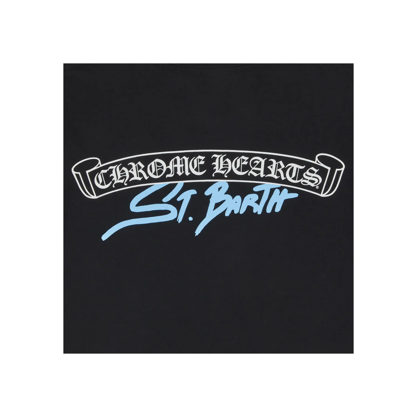 Chrome Hearts St. Barth's Exclusive T-shirt Black/Blue [USED] - M (Used)