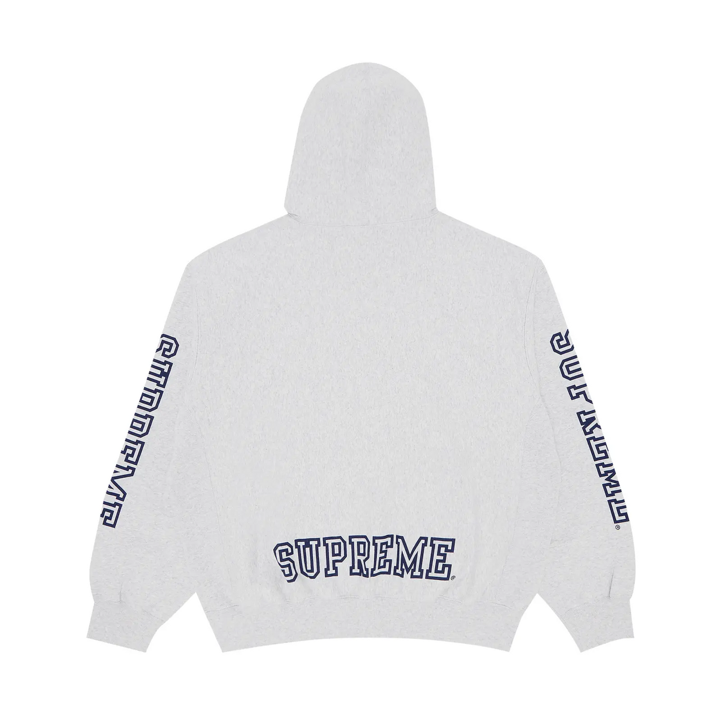Supreme Collegiate Sleeve Hooded Sweatshirt Ash Grey [USED] - L (Used)