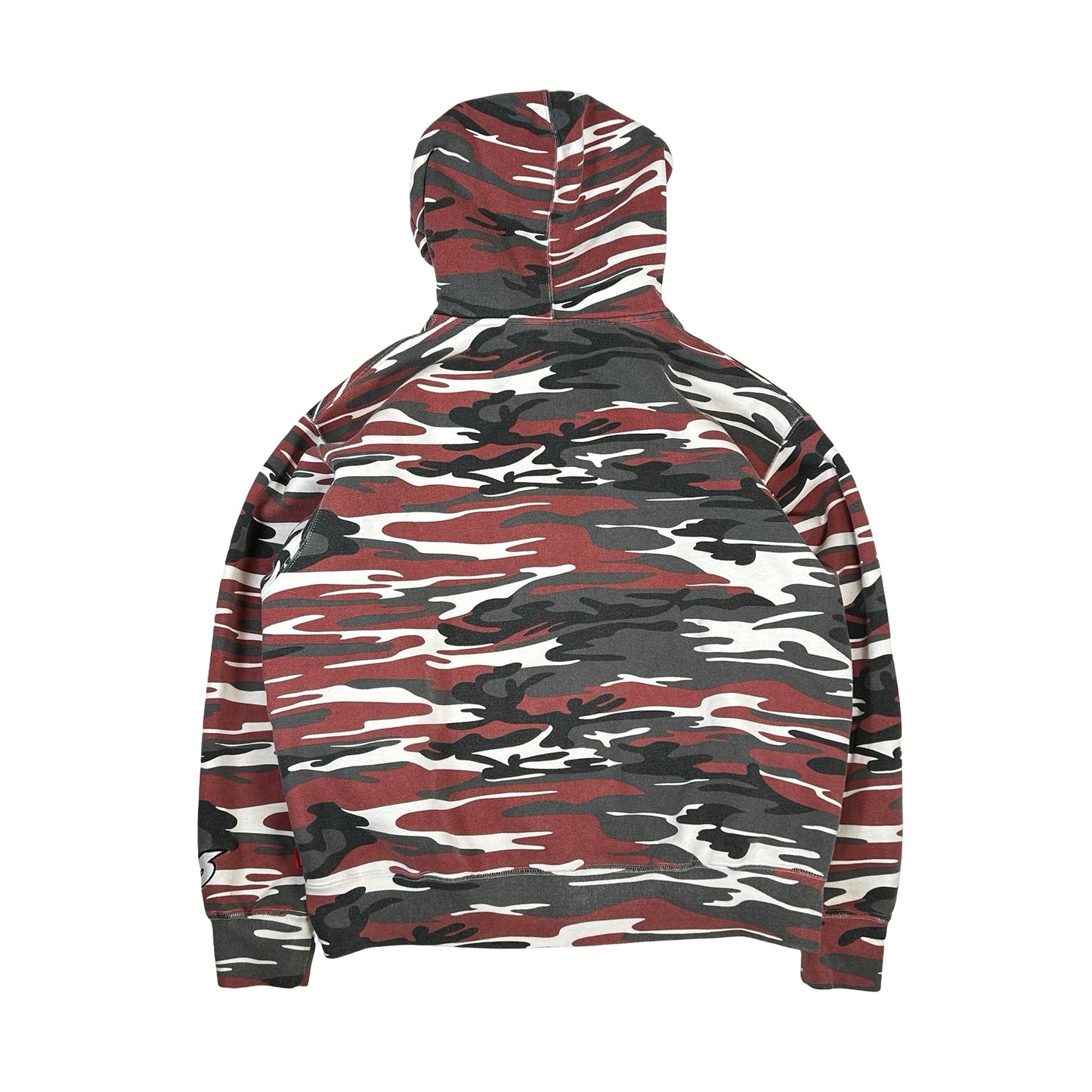 Supreme Performance Zip Up Hooded Sweatshirt Red Camo (SS26) [USED] - S (Used)