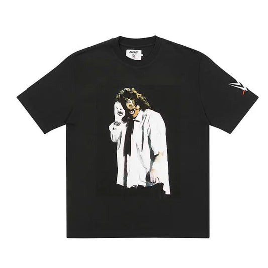 Palace x WWE Mankind Sock T-Shirt Black
