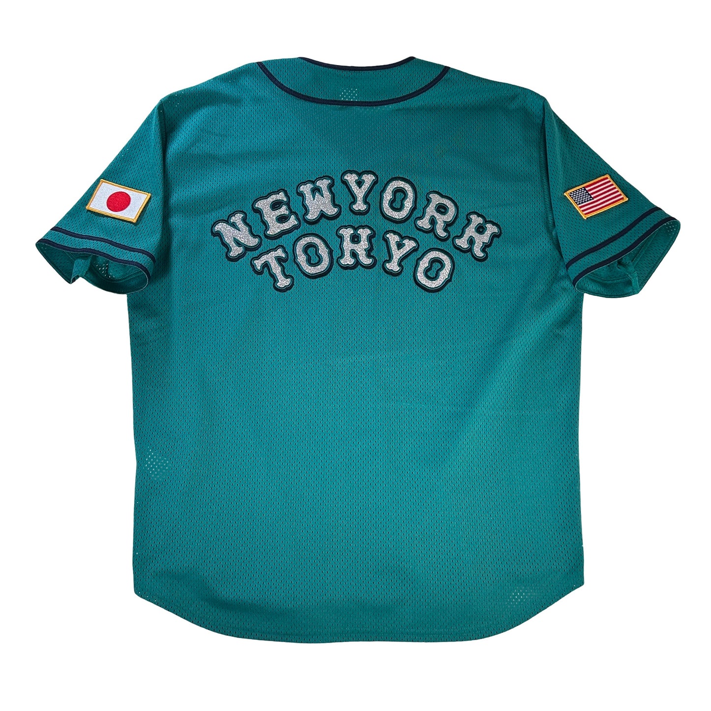 Supreme Homerun Baseball Jersey Green [USED] - L (Used)