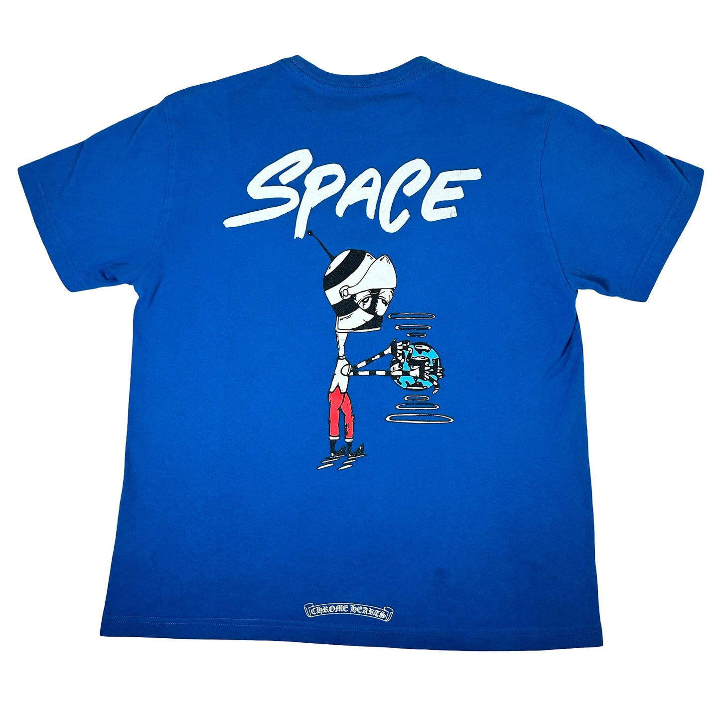 Chrome Hearts Matty Boy Space T-shirt Blue [USED] - L (Used)