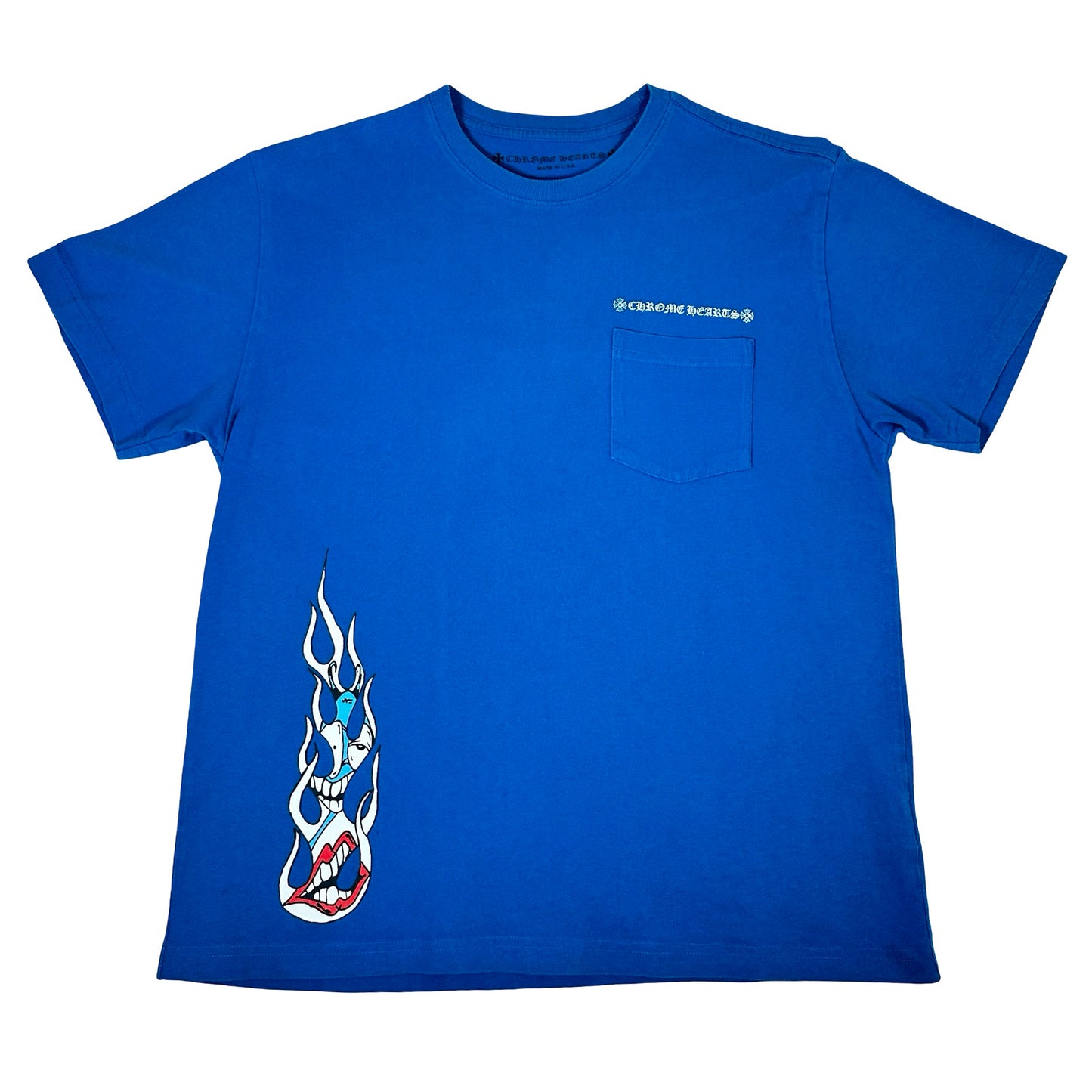 Chrome Hearts Matty Boy Space T-shirt Blue [USED] - L (Used)