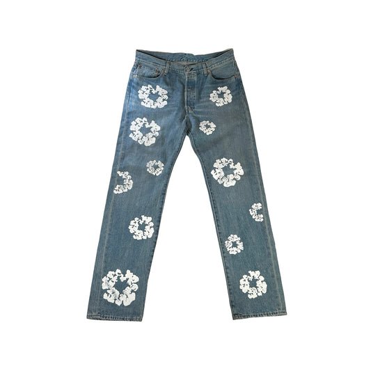 Denim Tears x Levi's Cotton Wreath Jean Light Wash [USED] - 36 x 34 (Used4)