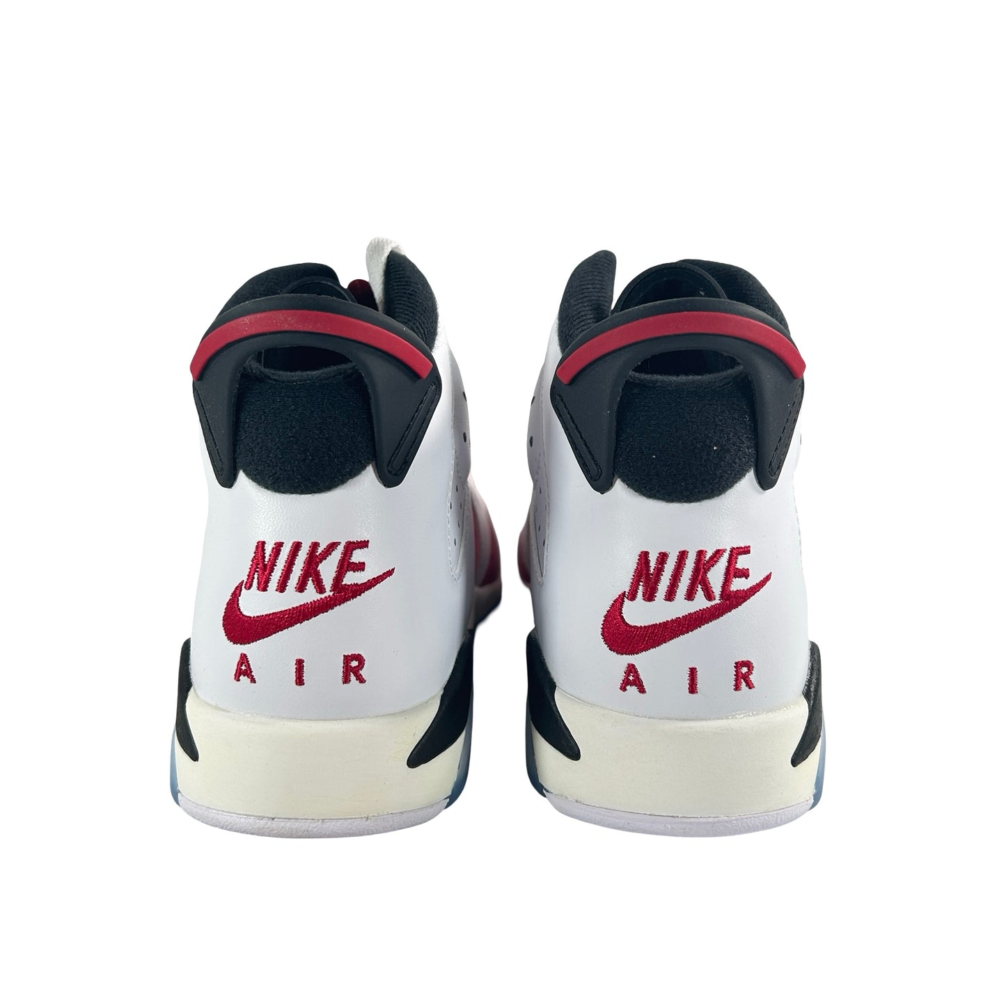 384665 106 Jordan 6 Retro Carmine (2021) (GS) [CONDITIONAL] - 7 Y (Yellowing) (Damaged Box)